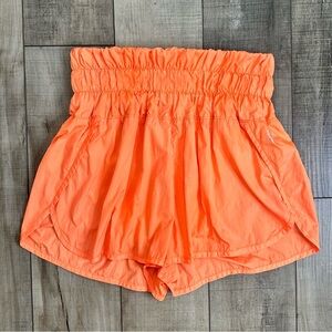 Free People Movement Way Home Orange Shorts
